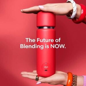 Hot PINK Vejo Personal Blender NIB Fitness Diet Gym Travel Supplements P…